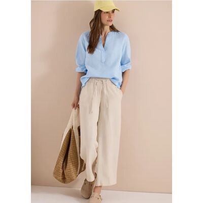 cecil 3/4-Arm Tunika aus reinem Leinen - Blau - Damen - Size: XXL XS L S M XL cecil 3/4-Arm Tunika aus reinem Leinen - Blau - Damen - Size: XXL XS L S M XL