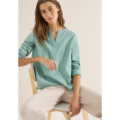 cecil Seersucker Bluse - Grün - Damen - Size: L S XL XXL M cecil Seersucker Bluse - Grün - Damen - Size: L S XL XXL M