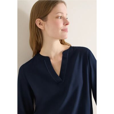 cecil Bluse in Unifarbe - Blau - Damen - Size: M XL XXL L XS S cecil Bluse in Unifarbe - Blau - Damen - Size: M XL XXL L XS S