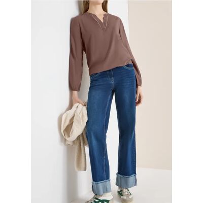 cecil Bluse in Unifarbe - Beige - Damen - Size: 3XL S L M XXL XS XL cecil Bluse in Unifarbe - Beige - Damen - Size: 3XL S L M XXL XS XL