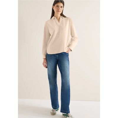 cecil Bluse mit Turn-Up - Beige - Damen - Size: XS 3XL XL L XXL M S cecil Bluse mit Turn-Up - Beige - Damen - Size: XS 3XL XL L XXL M S