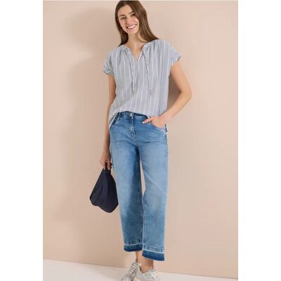 cecil Dropped Shoulder Bluse mit Struktur - Grün - Damen - Size: XS XXL XL L cecil Dropped Shoulder Bluse mit Struktur - Grün - Damen - Size: XS XXL XL L