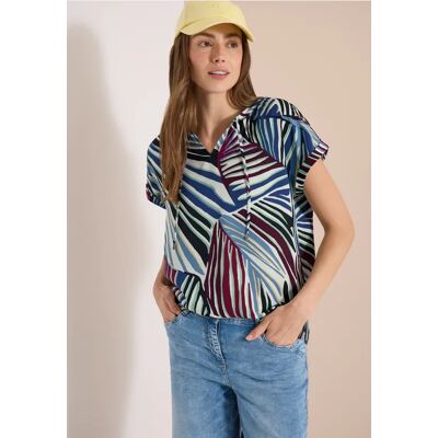 cecil Dropped Shoulder Bluse mit Struktur - Grün - Damen - Size: XL S XXL XS L M cecil Dropped Shoulder Bluse mit Struktur - Grün - Damen - Size: XL S XXL XS L M