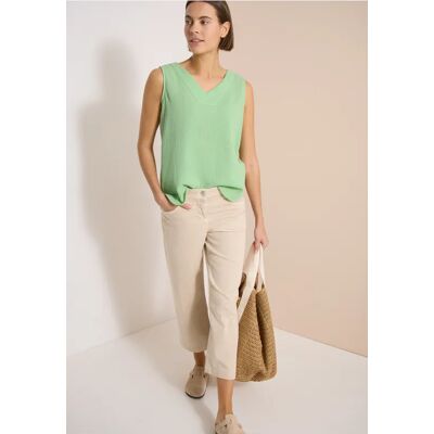 cecil V-Neck Blusentop in Musselin-Qualität - Grün - Damen - Size: M XL S L XXL XS cecil V-Neck Blusentop in Musselin-Qualität - Grün - Damen - Size: M XL S L XXL XS