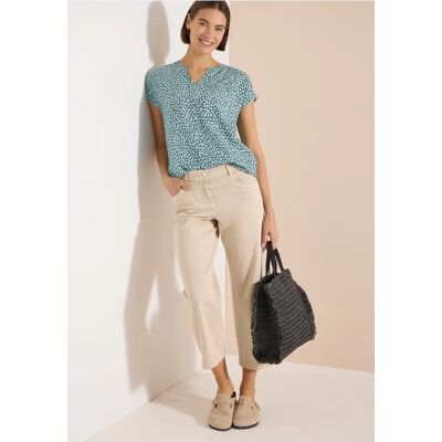 cecil Dropped Shoulder Bluse mit Print - Blau - Damen - Size: XS XL L XXL S cecil Dropped Shoulder Bluse mit Print - Blau - Damen - Size: XS XL L XXL S