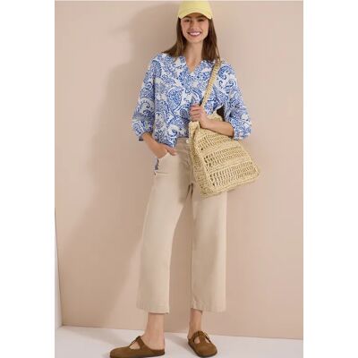 cecil 3/4-Arm Tunika mit Print - Weiß - Damen - Size: L 3XL XXL XL M S XS cecil 3/4-Arm Tunika mit Print - Weiß - Damen - Size: L 3XL XXL XL M S XS