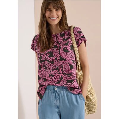 cecil Blusenshirt mit Rundhals und Print - Grün - Damen - Size: M L 3XL S XXL XS XL cecil Blusenshirt mit Rundhals und Print - Grün - Damen - Size: M L 3XL S XXL XS XL