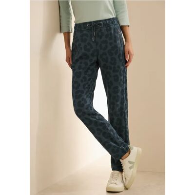 cecil Hose mit Leo-Muster - Grün - Damen - Size: L XL S M XXL XXXL cecil Hose mit Leo-Muster - Grün - Damen - Size: L XL S M XXL XXXL