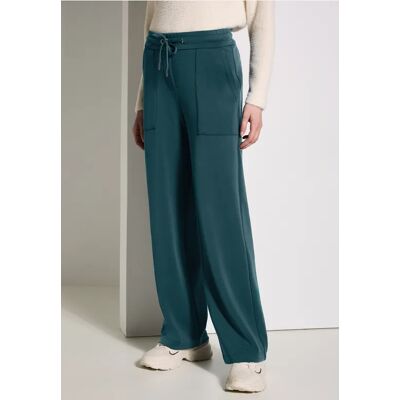 cecil Wide Leg Hose - Grün - Damen - Size: XL L M cecil Wide Leg Hose - Grün - Damen - Size: XL L M