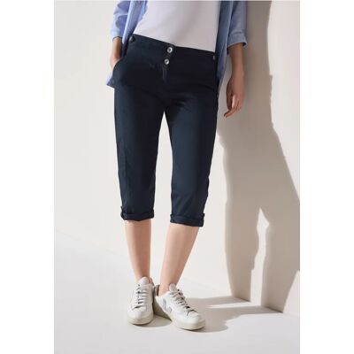 cecil 3/4 Papertouch Hose - Blau - Damen - Size: 27 29 34 33 32 36 cecil 3/4 Papertouch Hose - Blau - Damen - Size: 27 29 34 33 32 36
