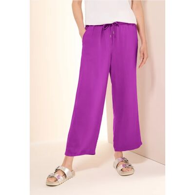 cecil 7/8 Wide Leg Hose aus Leinenmix - Pink - Damen - Size: XS XXL XL M L cecil 7/8 Wide Leg Hose aus Leinenmix - Pink - Damen - Size: XS XXL XL M L