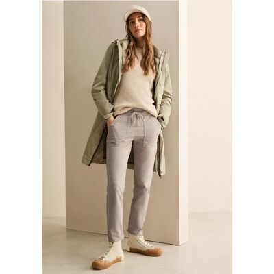 cecil Hose im Washed Look - Beige - Damen - Size: XL XXL L cecil Hose im Washed Look - Beige - Damen - Size: XL XXL L