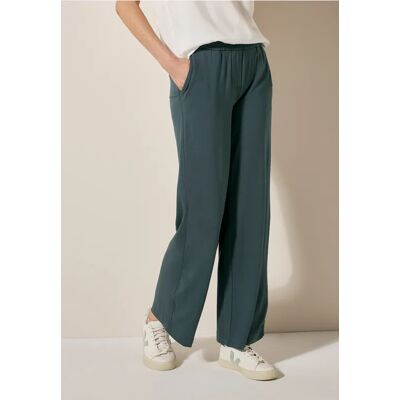 cecil Wide Leg Jersey-Hose - Grün - Damen - Size: L XL XXL cecil Wide Leg Jersey-Hose - Grün - Damen - Size: L XL XXL