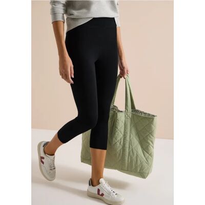 cecil Basic 3/4 Leggings - Schwarz - Damen - Size: M XL XS L S XXL cecil Basic 3/4 Leggings - Schwarz - Damen - Size: M XL XS L S XXL