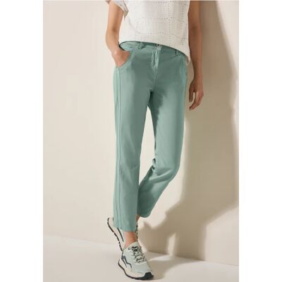 cecil Straight Leg Hose - Grün - Damen - Size: 34 33 36 32 cecil Straight Leg Hose - Grün - Damen - Size: 34 33 36 32