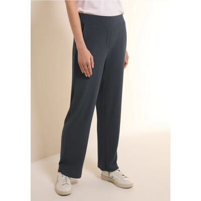 cecil Jersey-Hose mit Rippstruktur - Grau - Damen - Size: XL XXL XXL XL L L cecil Jersey-Hose mit Rippstruktur - Grau - Damen - Size: XL XXL XXL XL L L