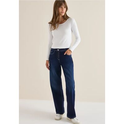 cecil Wide Leg Jeans - Blau - Damen - Size: 36 36 33 34 34 34 33 36 32 cecil Wide Leg Jeans - Blau - Damen - Size: 36 36 33 34 34 34 33 36 32