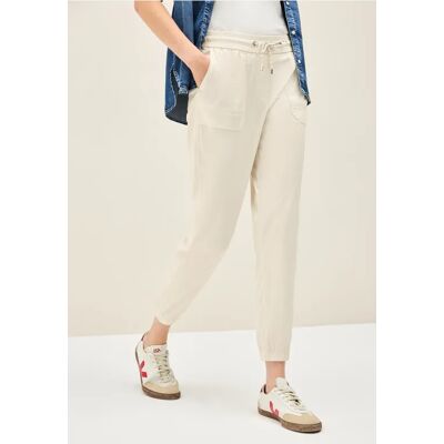 cecil Gestreifte Cargo Hose - Beige - Damen - Size: M XXL L XL cecil Gestreifte Cargo Hose - Beige - Damen - Size: M XXL L XL