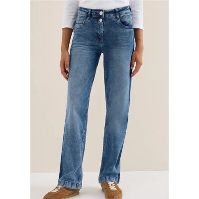 cecil Jeans mit Gallonstreifen - Blau - Damen - Size: 34 26 36 34 36 25 28 32 28 31 27 33 30 29 cecil Jeans mit Gallonstreifen - Blau - Damen - Size: 34 26 36 34 36 25 28 32 28 31 27 33 30 29