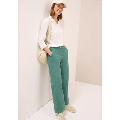 cecil Wide Leg Cordhose - Grün - Damen - Size: 36 32 33 36 31 34 33 34 cecil Wide Leg Cordhose - Grün - Damen - Size: 36 32 33 36 31 34 33 34