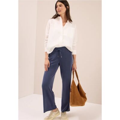cecil Wide Leg Hose - Blau - Damen - Size: XXL XL L cecil Wide Leg Hose - Blau - Damen - Size: XXL XL L