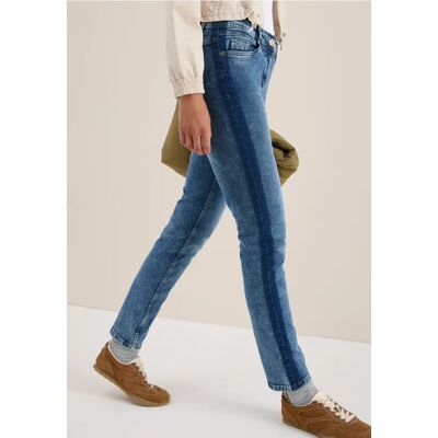 cecil Jeans mit Galonstreifen - Blau - Damen - Size: 28 30 33 38 25 29 36 31 34 32 38 33 29 31 36 34 26 32 cecil Jeans mit Galonstreifen - Blau - Damen - Size: 28 30 33 38 25 29 36 31 34 32 38 33 29 31 36 34 26 32