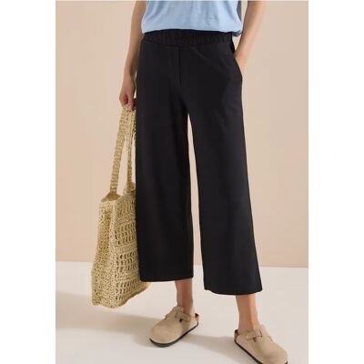 cecil 3/4 Wide Leg Hose im Casual Fit - Schwarz - Damen - Size: M XS L XL XXXL XXL cecil 3/4 Wide Leg Hose im Casual Fit - Schwarz - Damen - Size: M XS L XL XXXL XXL