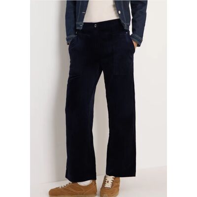 cecil Wide Leg Cordhose - Blau - Damen - Size: 34 32 33 31 31 36 33 36 34 32 cecil Wide Leg Cordhose - Blau - Damen - Size: 34 32 33 31 31 36 33 36 34 32