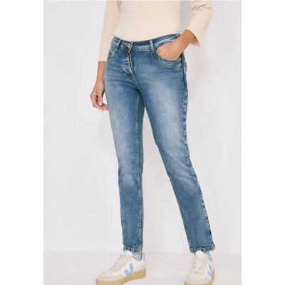 cecil Slim Fit Jeans mit Detail - Blau - Damen - Size: 33 36 34 33 34 26 36 29 32 29 cecil Slim Fit Jeans mit Detail - Blau - Damen - Size: 33 36 34 33 34 26 36 29 32 29