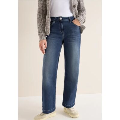 cecil Wide Leg Jeans - Blau - Damen - Size: 34 36 32 36 33 cecil Wide Leg Jeans - Blau - Damen - Size: 34 36 32 36 33