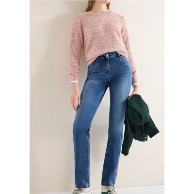 cecil Straight Leg Jeans - Blau - Damen - Size: 31 34 33 32 26 30 27 28 29 25 cecil Straight Leg Jeans - Blau - Damen - Size: 31 34 33 32 26 30 27 28 29 25