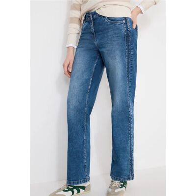 cecil Wide Leg Jeans - Blau - Damen - Size: 31 25 34 36 32 26 27 29 28 33 30 cecil Wide Leg Jeans - Blau - Damen - Size: 31 25 34 36 32 26 27 29 28 33 30