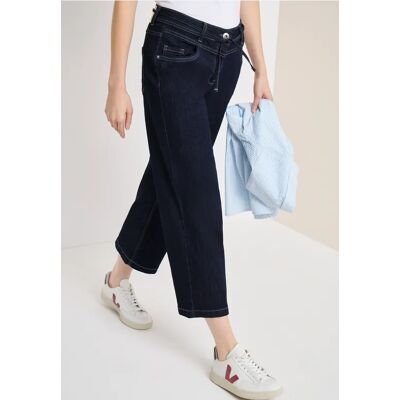 cecil 7/8 High Waist Wide Leg Jeans im Loose Fit - Blau - Damen - Size: 31 30 29 33 32 36 34 cecil 7/8 High Waist Wide Leg Jeans im Loose Fit - Blau - Damen - Size: 31 30 29 33 32 36 34