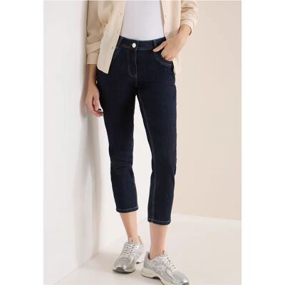 cecil 7/8 Mid Waist Slim Leg Jeans im Casual Fit - Blau - Damen - Size: 29 36 28 25 34 38 27 32 30 26 33 31 cecil 7/8 Mid Waist Slim Leg Jeans im Casual Fit - Blau - Damen - Size: 29 36 28 25 34 38 27 32 30 26 33 31