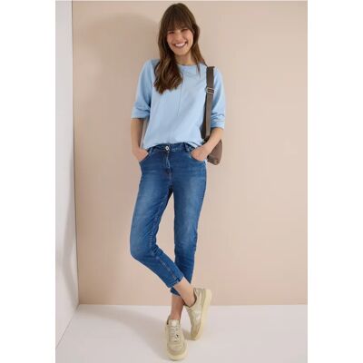 cecil 3/4 Slim Leg Jeans im Slim Fit - Blau - Damen - Size: 31 36 28 32 29 33 30 38 34 27 cecil 3/4 Slim Leg Jeans im Slim Fit - Blau - Damen - Size: 31 36 28 32 29 33 30 38 34 27