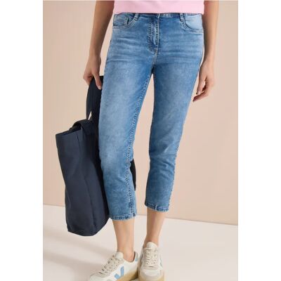 cecil 3/4 Slim Leg Jeans im Slim Fit - Blau - Damen - Size: 26 28 36 34 29 33 32 31 30 27 38 cecil 3/4 Slim Leg Jeans im Slim Fit - Blau - Damen - Size: 26 28 36 34 29 33 32 31 30 27 38