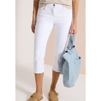 cecil 3/4 Slim Leg Jeans im Casual Fit - Weiß - Damen - Size: 27 29 33 31 32 34 25 30 36 38 cecil 3/4 Slim Leg Jeans im Casual Fit - Weiß - Damen - Size: 27 29 33 31 32 34 25 30 36 38