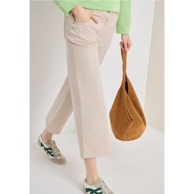 cecil 7/8 High Waist Wide Leg Hose im Loose Fit - Beige - Damen - Size: 38 34 31 36 25 33 30 29 32 cecil 7/8 High Waist Wide Leg Hose im Loose Fit - Beige - Damen - Size: 38 34 31 36 25 33 30 29 32