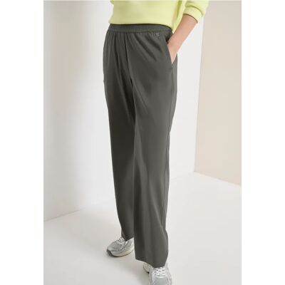 cecil Leichte Hose im Loose Fit mit Stretch - Grün - Damen - Size: XS XXXL XXL S XL L cecil Leichte Hose im Loose Fit mit Stretch - Grün - Damen - Size: XS XXXL XXL S XL L