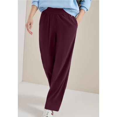 cecil Leichte Hose im Loose Fit mit Stretch - Rot - Damen - Size: XL XXXL L XS XXL S cecil Leichte Hose im Loose Fit mit Stretch - Rot - Damen - Size: XL XXXL L XS XXL S