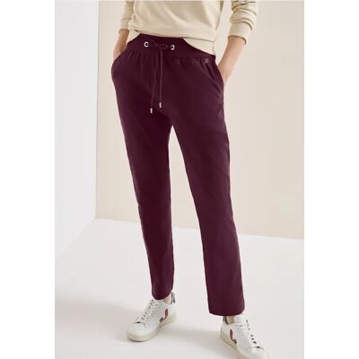 cecil Leichte Hose im Casual Fit mit Stretch - Rot - Damen - Size: XXXL XL M L XXL S cecil Leichte Hose im Casual Fit mit Stretch - Rot - Damen - Size: XXXL XL M L XXL S