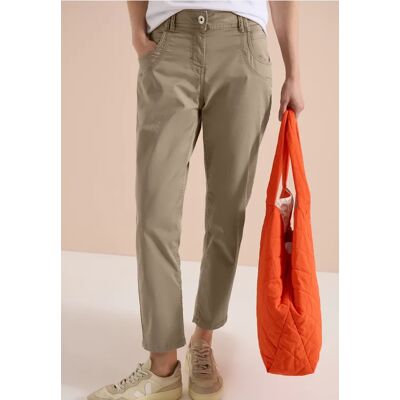 cecil 7/8 Mid Waist Slim Leg Hose im Casual Fit - Braun - Damen - Size: 29 31 34 28 30 27 33 26 32 36 cecil 7/8 Mid Waist Slim Leg Hose im Casual Fit - Braun - Damen - Size: 29 31 34 28 30 27 33 26 32 36