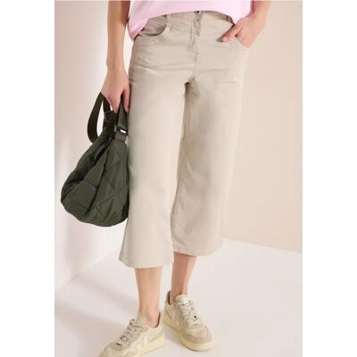 cecil 3/4 High Waist Wide Leg Hose im Loose Fit - Beige - Damen - Size: 33 32 30 28 27 34 36 31 29 26 25 38 cecil 3/4 High Waist Wide Leg Hose im Loose Fit - Beige - Damen - Size: 33 32 30 28 27 34 36 31 29 26 25 38
