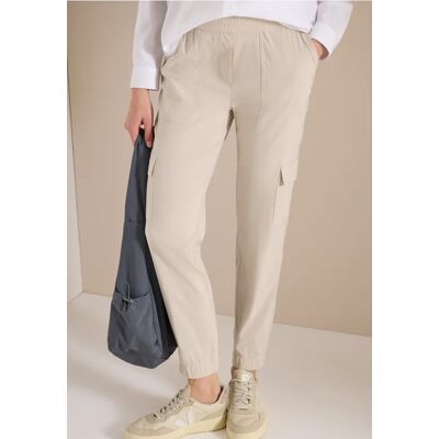 cecil Mid Waist Slim Leg Hose im Cargo-Look - Beige - Damen - Size: M XXXL XL XS XXL S L cecil Mid Waist Slim Leg Hose im Cargo-Look - Beige - Damen - Size: M XXXL XL XS XXL S L