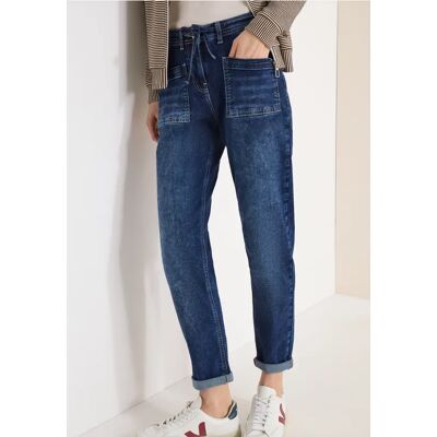 cecil Jeans mit Patch Pockets - Blau - Damen - Size: 31 25 32 33 34 33 26 34 28 32 36 36 27 cecil Jeans mit Patch Pockets - Blau - Damen - Size: 31 25 32 33 34 33 26 34 28 32 36 36 27