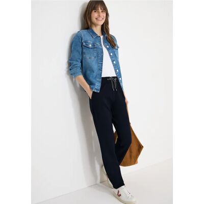 cecil Hose in Unifarbe - Blau - Damen - Size: M L XL XL cecil Hose in Unifarbe - Blau - Damen - Size: M L XL XL