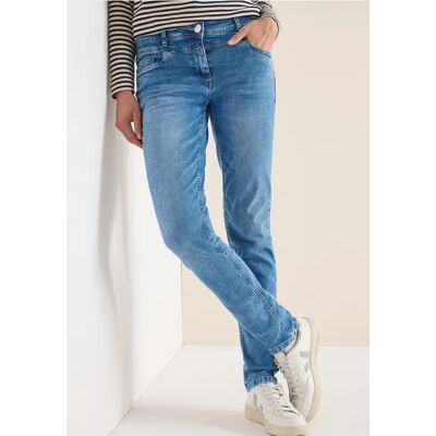 cecil Straight Leg Jeans - Blau - Damen - Size: 36 26 31 32 33 34 cecil Straight Leg Jeans - Blau - Damen - Size: 36 26 31 32 33 34