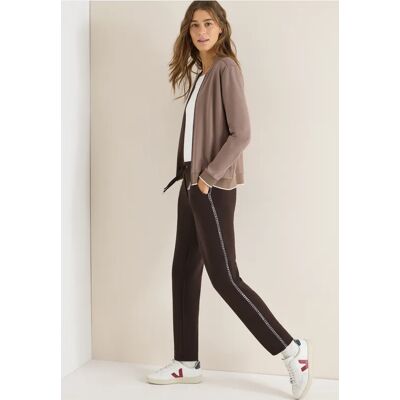 cecil Hose mit Tape-Detail - Braun - Damen - Size: M XXL XL S XXXL XS L cecil Hose mit Tape-Detail - Braun - Damen - Size: M XXL XL S XXXL XS L