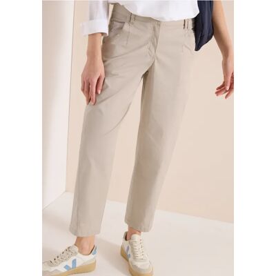 cecil Mid Waist Barrel Leg Hose im Casual Fit - Beige - Damen - Size: 33 28 32 34 29 36 25 26 cecil Mid Waist Barrel Leg Hose im Casual Fit - Beige - Damen - Size: 33 28 32 34 29 36 25 26