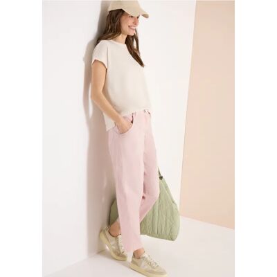 cecil Mid Waist Barrel Leg Hose im Casual Fit - Rosa - Damen - Size: 30 32 29 33 27 34 31 cecil Mid Waist Barrel Leg Hose im Casual Fit - Rosa - Damen - Size: 30 32 29 33 27 34 31